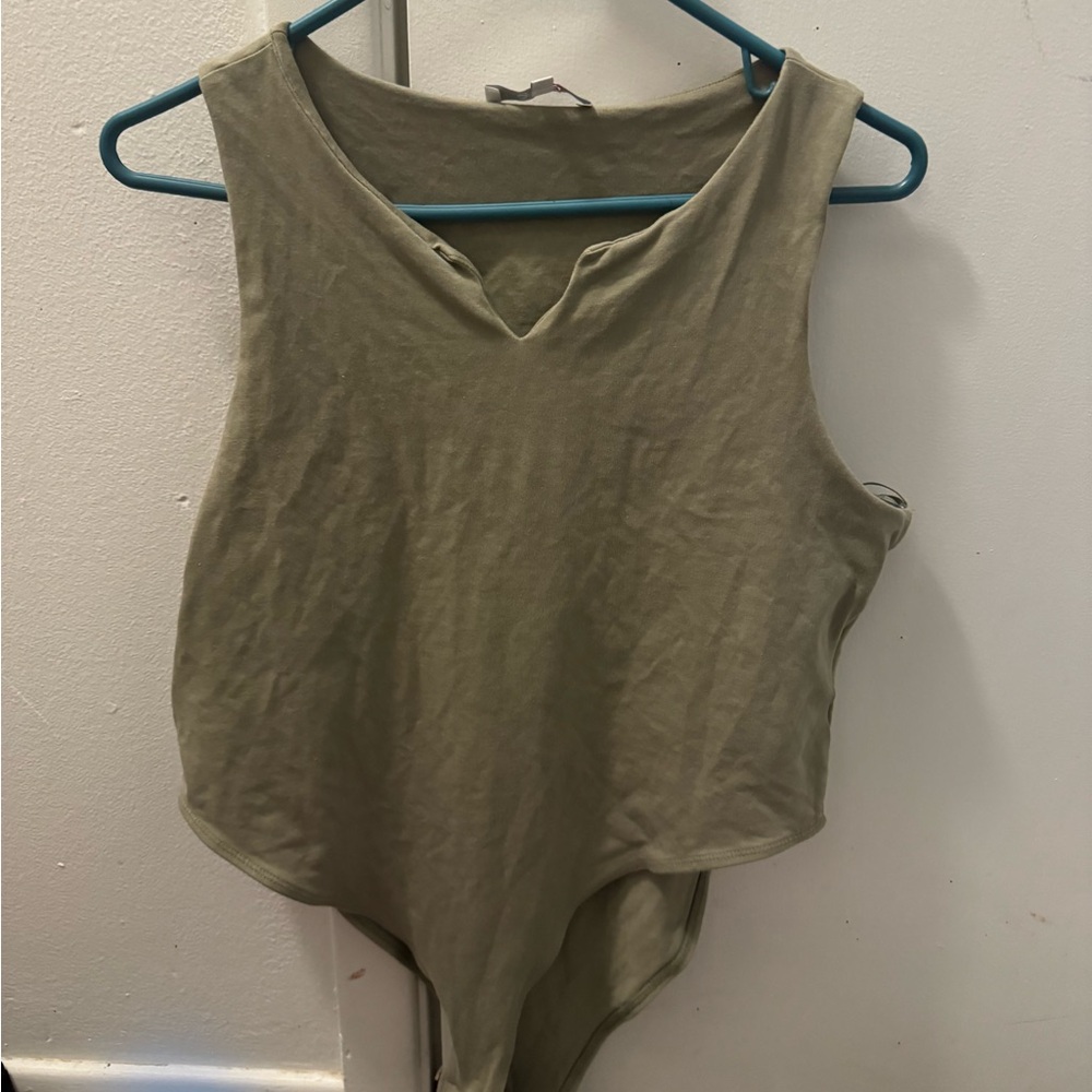 Green body suit